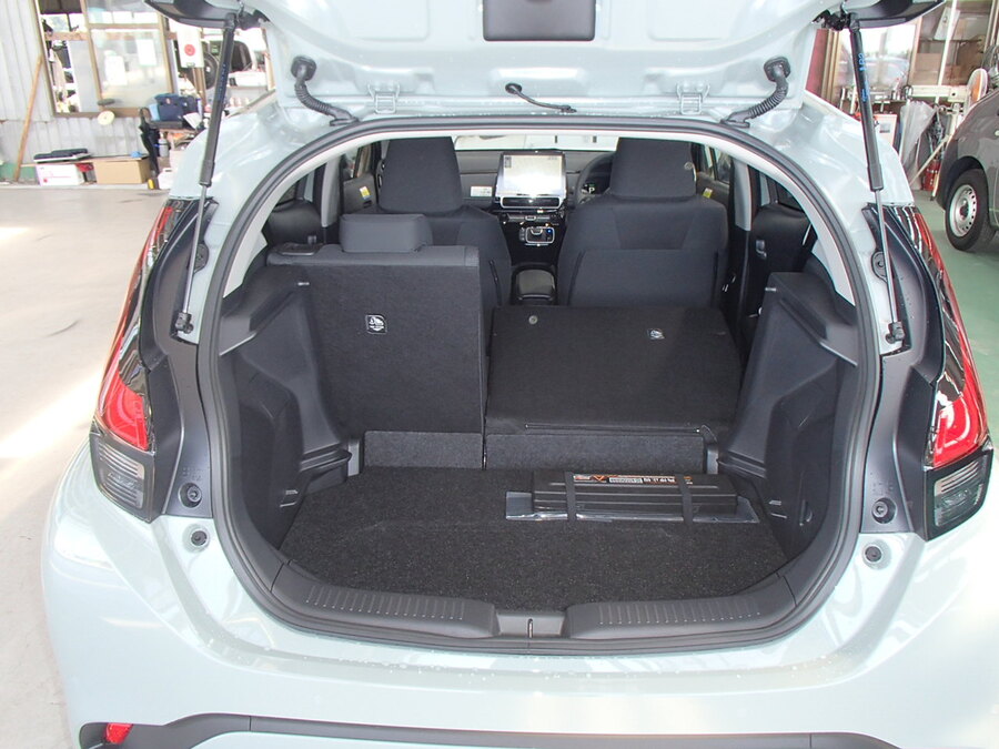 シートアレンジで荷物の積み方も自由自在